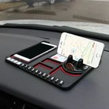 Ett Araç İçi Çok Fonksiyonlu Telefon Tutucu Organizer - Kaydırmaz Ped, Numaratör Ve 360° Döner Stand