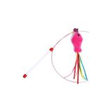 Ett Balıklı Kedi Oyun Oltası 90 cm - Çok Renkli
