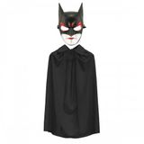 ETT Batman & Catwoman Maske ve Pelerin Seti - Siyah 90 cm