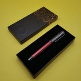 ETT Bordo Roller Kalem - Mandala Desenli Lüks Hediye Kutulu
