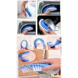 Ett Bükülebilir Esnek Kenar Köşe Lavabo Banyo Mutfak Temizleme Fırçası