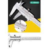 ETT Çelik Kumpas 150mm 0.01mm Hassasiyet: Dayanıklı ve Hassas Ölçüm