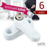 ETT ÇELİK Pvc Kapı Pencere Emniyet Kilidi - 6'lı Paket