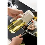 Ett Çift Fonksiyonlu Yağdanlık Sprey Ve Dökme Özellikli 550 Ml Cam | Airfryer Uyumlu Zeytinyağı Şişesi