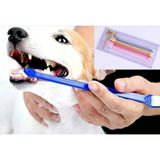 Ett Çift Taraflı Kedi Köpek Diş Fırçası Seti (4'Lü) - Evcil Dost Ağız Sağlığı
