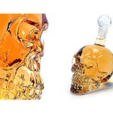 ETT Crystal Head Kuru Kafa Cam Şişe 350 ml - Dekoratif Sunum