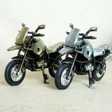 Ett Dekoratif Metal Motosiklet Heykeli – Vintage El Yapımı Masa Süsü