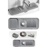 ETT Elastik Lavabo Kenar Matı - Mutfak/Banyo Organizer ve Sıçrama Koruyucu