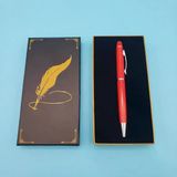 Ett Hediyelik Kırmızı Metal Tükenmez Kalem & Touchpen: Kişiye Özel