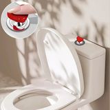 Ett Kalp Tasarımlı Klozet Sifon Tuşu | Dekoratif Ve Kolay Montajlı Banyo Aksesuarı