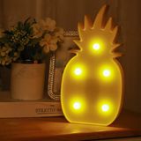 ETT Led Işıklı Ananas Gece Lambası - Tropikal Dekor, Pilli ve Kablosuz Aydınlatma