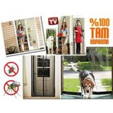 ETT Mıknatıslı Kapı Sinekliği Tülü Krem 105x205 cm - Otomatik Kapanır