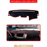 Ett Mıtsubıshı L200 2005-2015Torpido Koruma Halısı Kırmızı Kenar