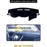 Ett Mıtsubıshı L200 2015-2021Torpido Koruma Halısı Siyah Kenar