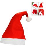 ETT Noel Baba Şapkası: Yılbaşı Partileri ve Kostümleri İçin Kırmızı Keçe Şapka