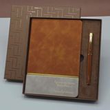 ETT Öğretmene Lüks Hediye Seti - Deri Defter ve Metal Kalem
