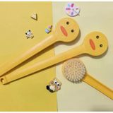 Ett Ördek Tasarımlı Vücut Kese Fırçası - Peeling Etkili Uzun Saplı Banyo Fırçası