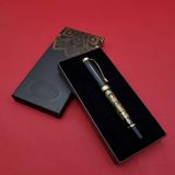 Ett Osmanlı Mandala Desenli Metal Roller Kalem - Kişiye Özel Kutulu Hediye