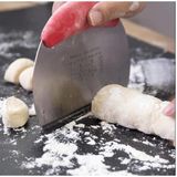 ETT Paslanmaz Çelik Hamur Kesme Spatulası - Ölçü Çizgili Profesyonel