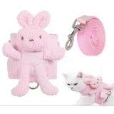 Ett Peluş Ayıcıklı Göğüs Gezdirme Tasması Seti - Kedi Ve Köpekler İçin Güvenli & Şık