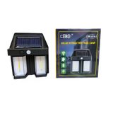 Ett Rustik İkili Solar Duvar Aplik | Hareket Sensörlü Güneş Enerjili Dış Mekan Led Lamba