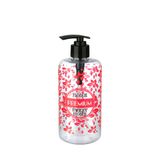ETT Şeffaf Sıvı Sabunluk - Yuvarlak Plastik Pompalı 500 ML, Mutfak ve Banyo İçin