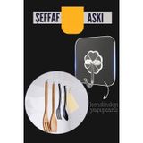 ETT Şeffaf Yapışkanlı Askı - Mutfak Banyo Duvar Askısı, Çivisiz Pratik Kanca Seti
