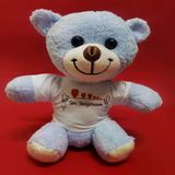 Ett Seni Seviyorum Yazılı Tişörtlü Peluş Ayı - Kırmızı (25 Cm)