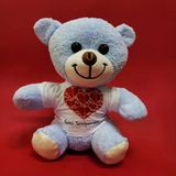 Ett Seni Seviyorum Yazılı Tişörtlü Peluş Ayıcık - 25 Cm Sevgiliye Özel Hediye