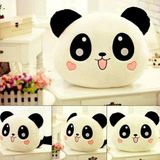 Ett Sevimli Kalp Yanaklı Panda Peluş Yastık - Dekoratif & Konforlu Hediye