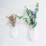 Ett Sihirli Yapışkan Vazo - Duvar, Cam, Fayans İçin Dekoratif Çiçeklik 15X15 Cm
