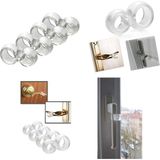 Ett Silikon Kapı &amp; Pencere Vurma Önleyici Stoper Kapı Tamponu 4 Adet - Çok Renkli