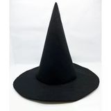 Ett Siyah Renk Keçe Cadı Şapkası (35X38 Cm) – Halloween Ve Tema Partileri