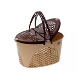 Ett Smart Büyük Oval Piknik Sepeti | A Kalite Plastik, Geniş & Ergonomik Taşıma