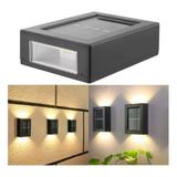 Ett Solar 4 Led Duvar Aydınlatması | Ip65 Güneş Enerjili Bahçe Lambası