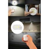 ETT Uzaktan Kumandalı Yapışkanlı 3'lü Led Spot Lamba