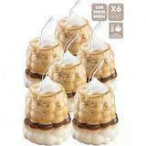 Ett Üzüm Bardak Seti (60 Ml) – Şeffaf Cam Likör & Çay Bardağı (6 Adet)