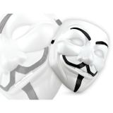 ETT V For Vendetta Maskesi - Kaliteli Sert Plastik, Standart Beden