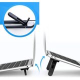 ETT7KN8 2 Kademeli Katlanabilir ve Yapışkanlı Laptop Standı Siyah CM-438 ELKCXMH