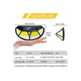 ETT7KN8 Fonksiyonel Sensörlü 122 Ledli Solar Bahçe Lambası ELKCXMH