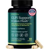 Etta Vita Glp-1 Colon Cleanse 60 Capsul Weight Loss Energy - Appetite Suppressant Berberine, Yerba Mate, Psyllium Husk, Senna Leaf, Lemon, Black Garlic - Digestive Broom.made In Usa. - Aromasız