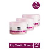 Etty Vazelin Flowers 100 ml 3 Adet