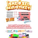 Ettycat Design Okul Etiketi Kalem Defter Etiketi Özel Isim Yazıla