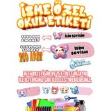 Ettycat Design Okul Etiketi Kalem Defter Etiketi Özel Isim Yazılabilen Etiket Seti SET03
