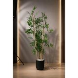 etxShop Dekoratif Yapay Yapraklı 3 Gövde Bambu Ağacı 140 Cm Yeni Ürün %100 Bambu