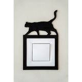 etxShop Prizlik Kedi Duvar Süsü Duvar Dekorasyonu 3 Mm Mdf 11x19