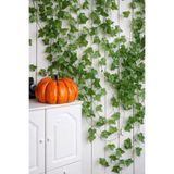 etxShop Tek Dal Fiyatıdır 230CmDuvar Dekor Çit Dekorasyon Yapma Çıta Sarma Yeşil Yapraklı Yapay Sarmaşık