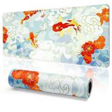 ETZ Mouse Pad Oyun Büyük Masa Altlığı (80 x 30 x 0,3 cm) Yıkanabilir Klavye Pedi Dizüstü Bilgisayar Masası Matı, Kaymaz Kauçuk Tabanlı Japon Mouse Pad, Ofis ve Ev için Genişletilmiş Mouse Pad.