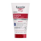 Eucerin Bebek Egzama Rölyef Vücut Kremi, Steroid ve Koku Ücretsiz 3+ Ay, 5 oz. Tüp