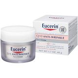Eucerin Q10 Kırışıklık Önleyici Yüz Kremi, Hassas Ciltler için Kokusuz Yüz Kremi, 1,7 Oz Kavanoz